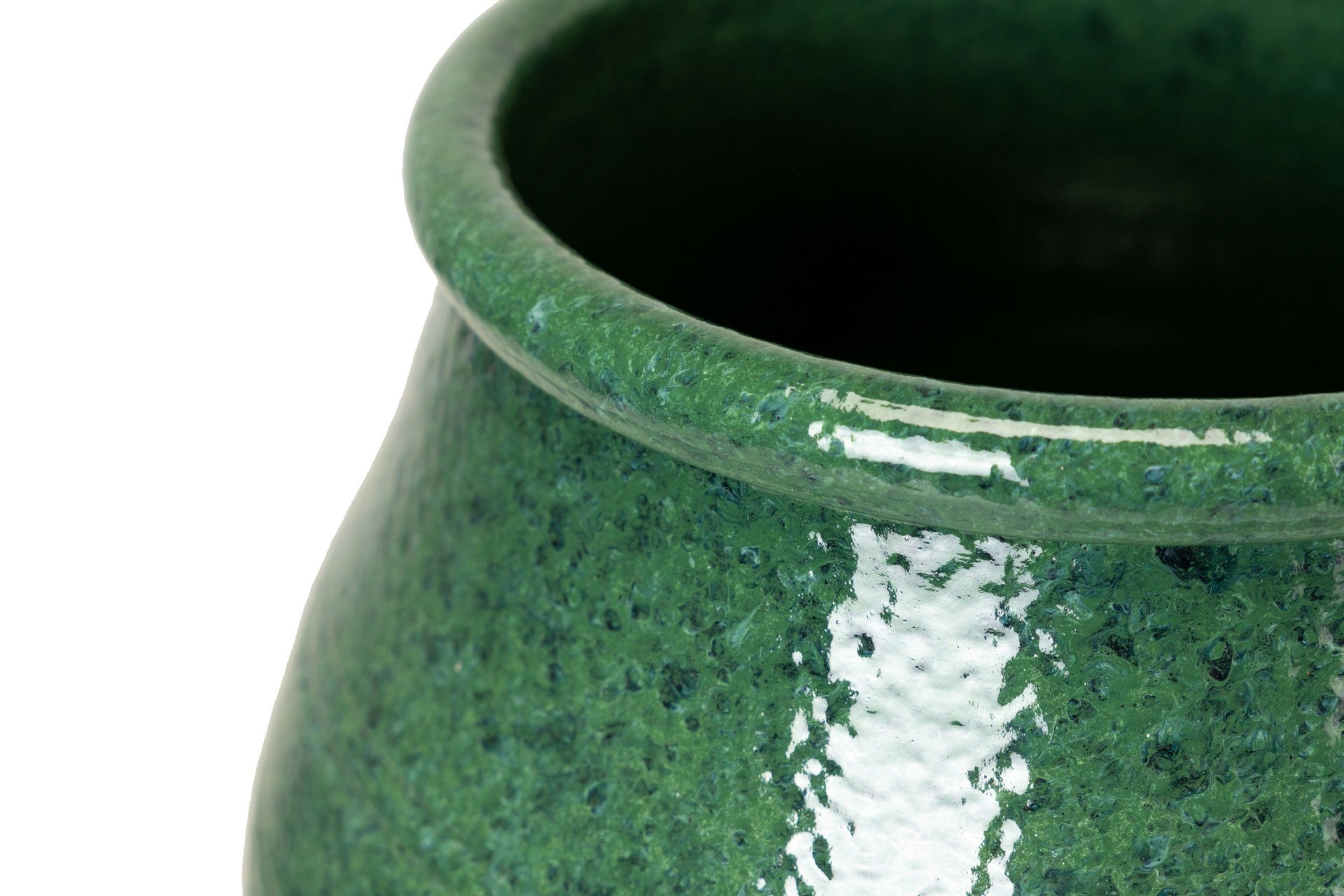 JARRON CERAMICA VERDE 24x24x32 CM