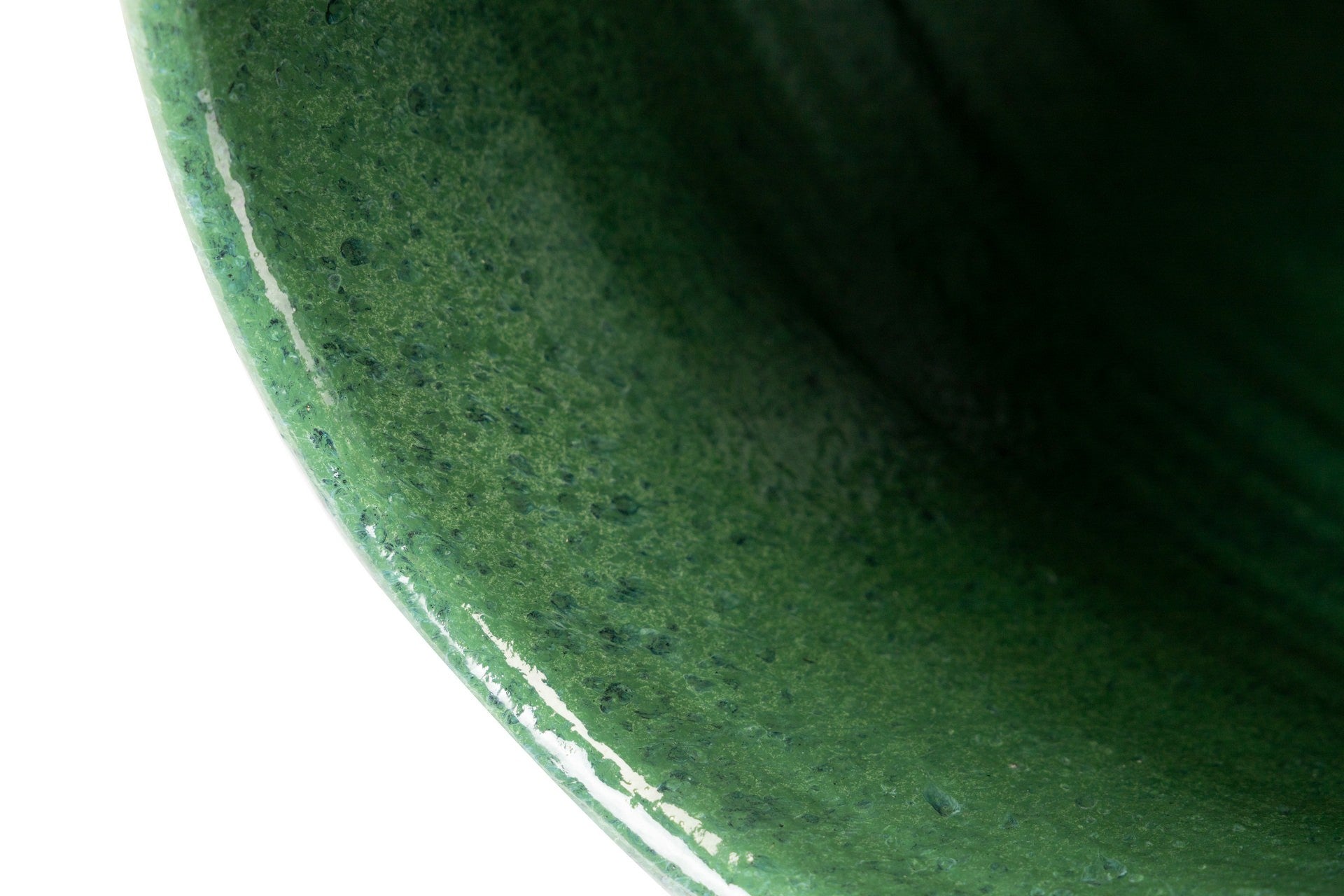 GREEN CERAMIC VASE 24x24x32 CM