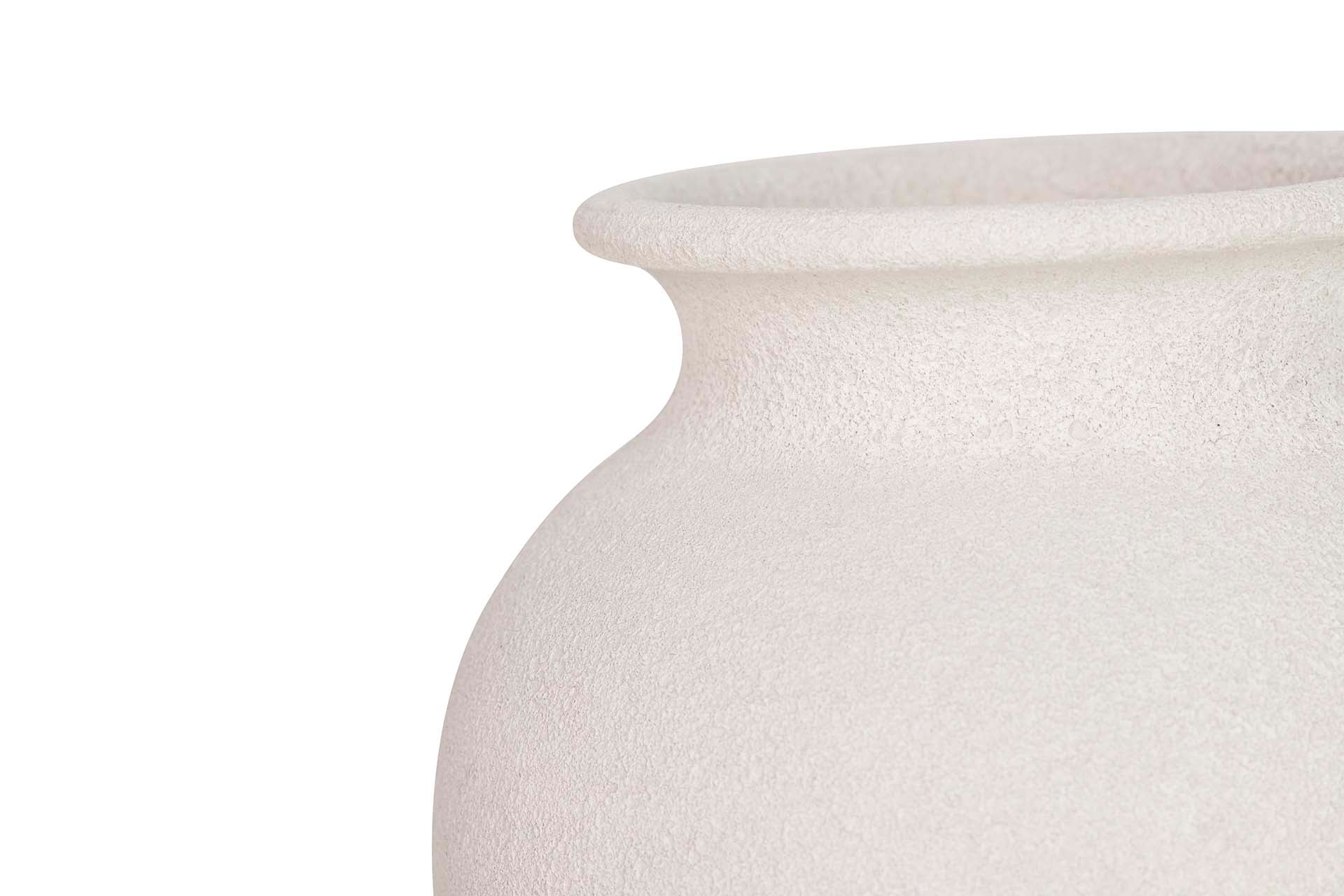 JARRON CERAMICA BLANCO 22x22x30 CM