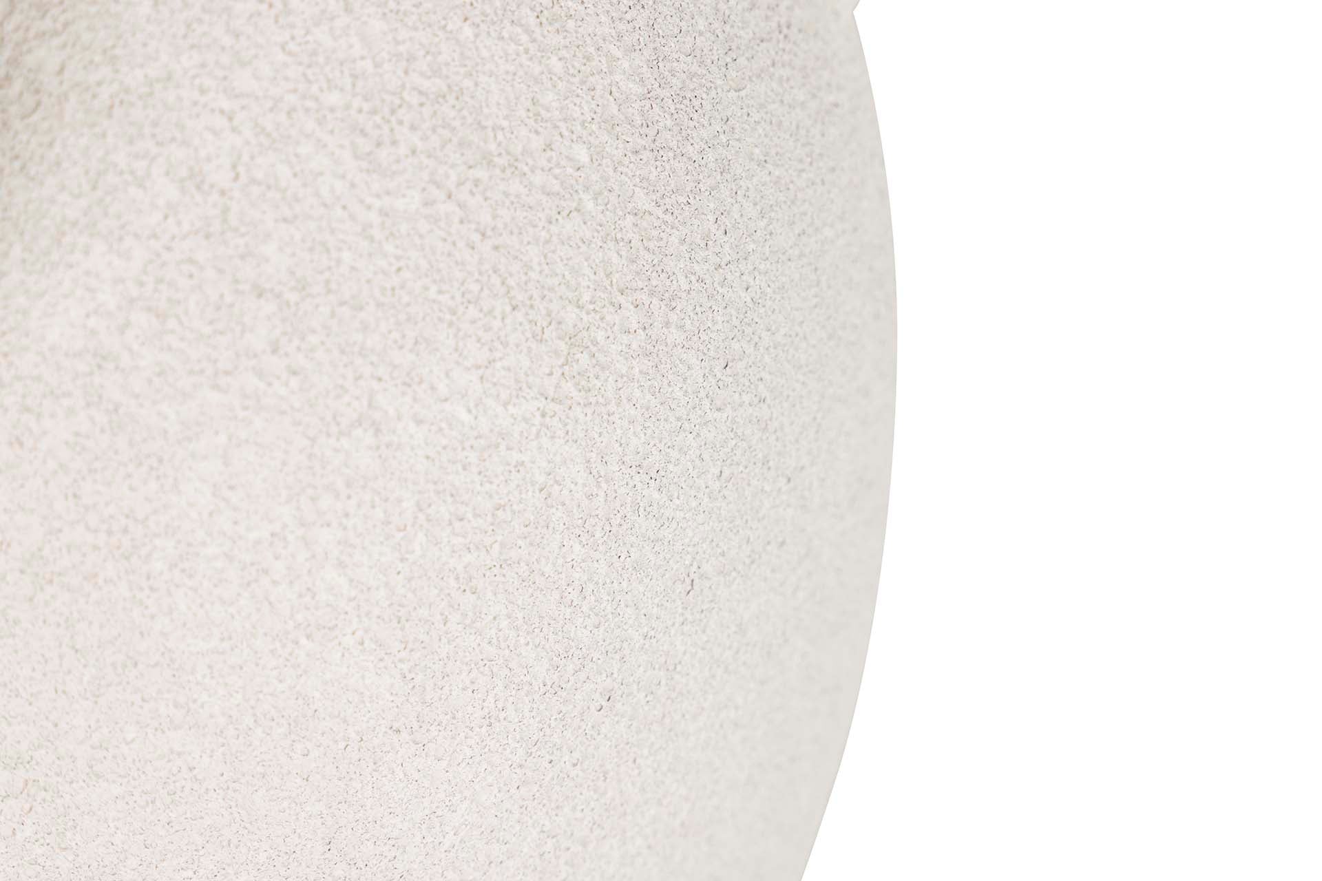 WHITE CERAMIC VASE 22x22x30 CM