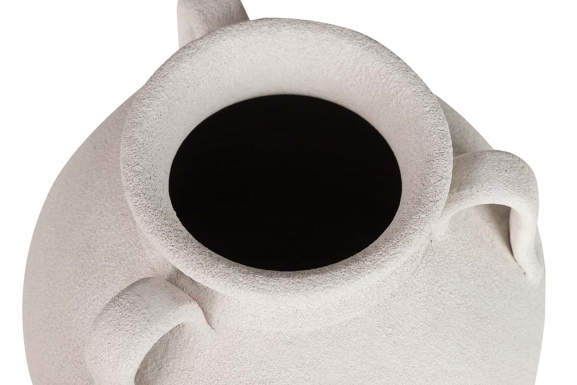 WHITE CERAMIC VASE 35x35x40 CM