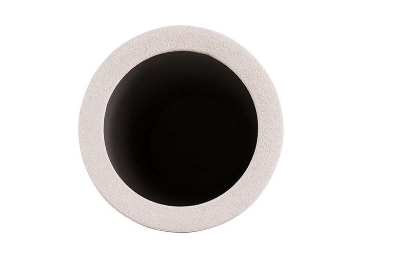 PARAGUERO CERAMICA BLANCA 23x23x50 CM