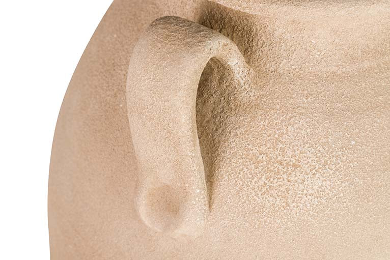 BROWN CERAMIC VASE 30x30x80 CM