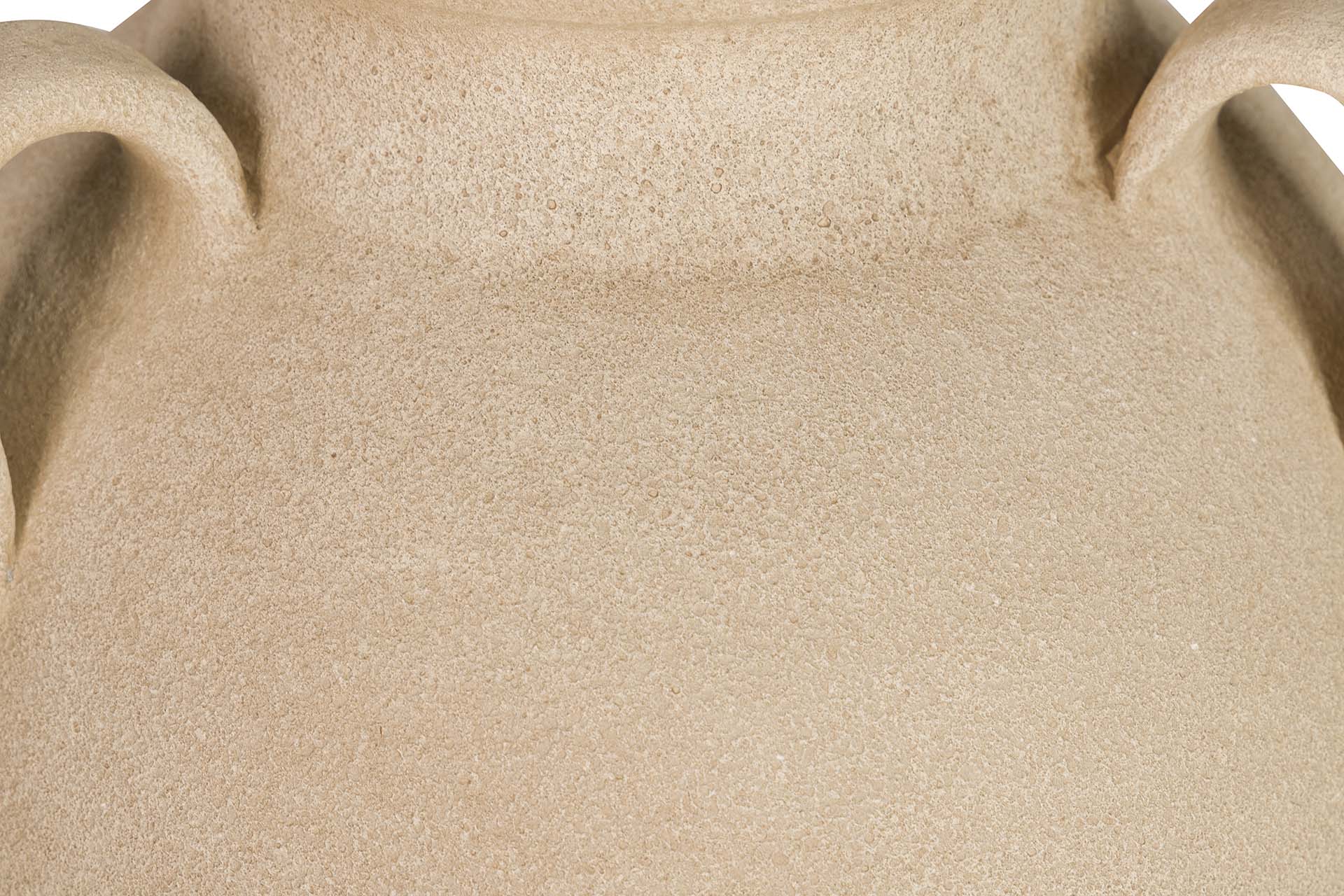 BROWN CERAMIC VASE 35x35x40 CM