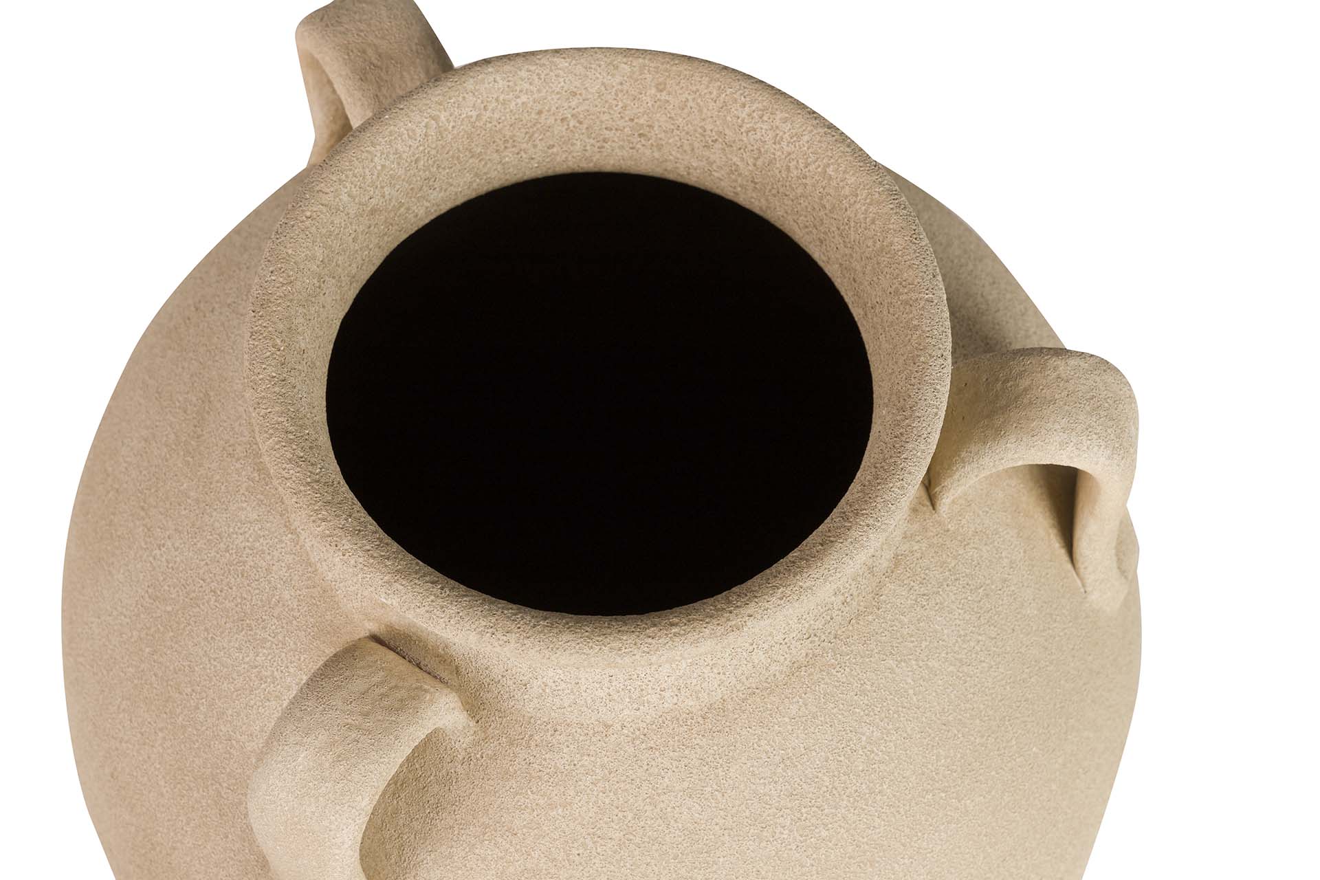 BROWN CERAMIC VASE 35x35x40 CM