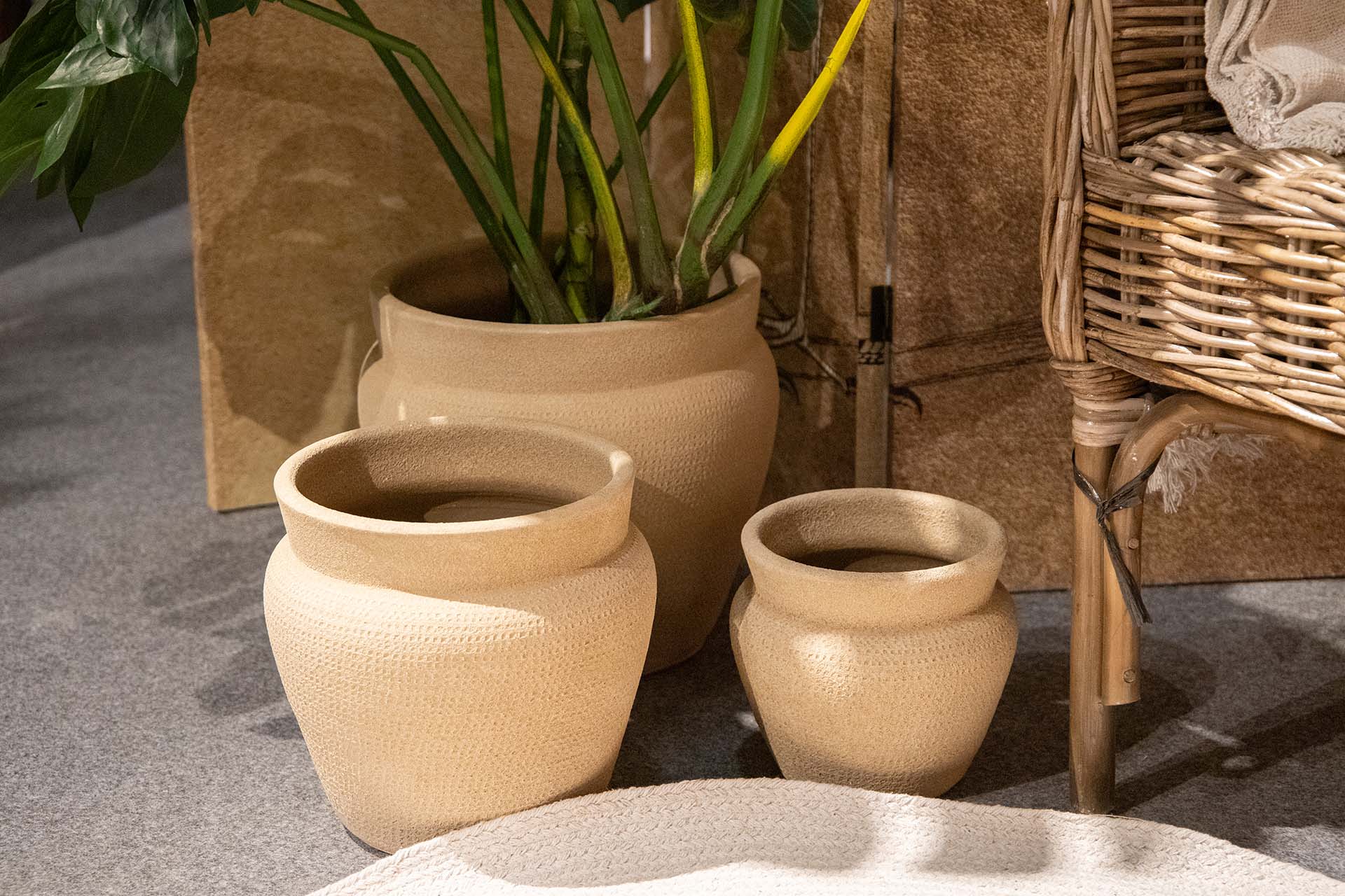 CONJUNTO 3 VASOS 31x3x27 24x24x21 17x17x15 CM