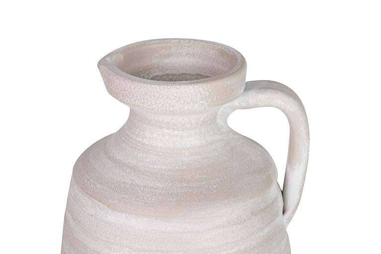 JARRON CERAMICA GRIS 18x18x50 CM