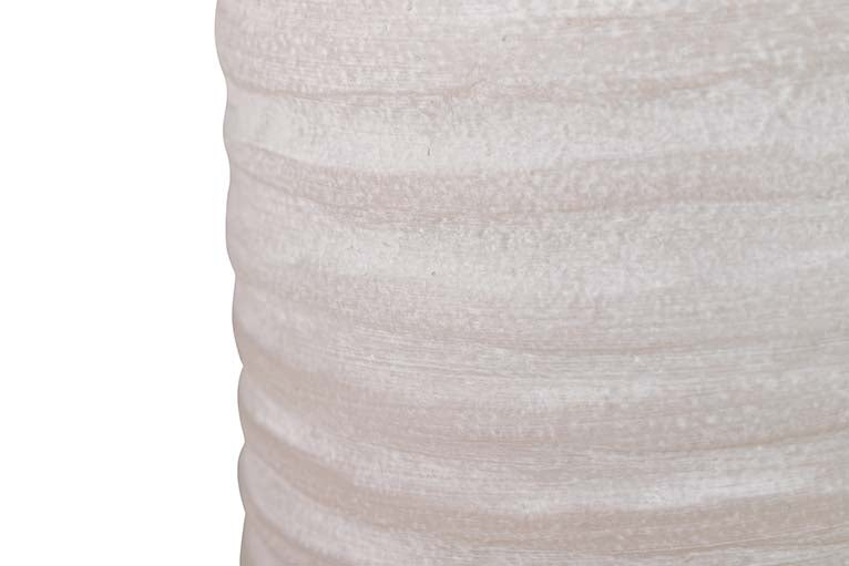 GREY CERAMIC VASE 18x18x50 CM