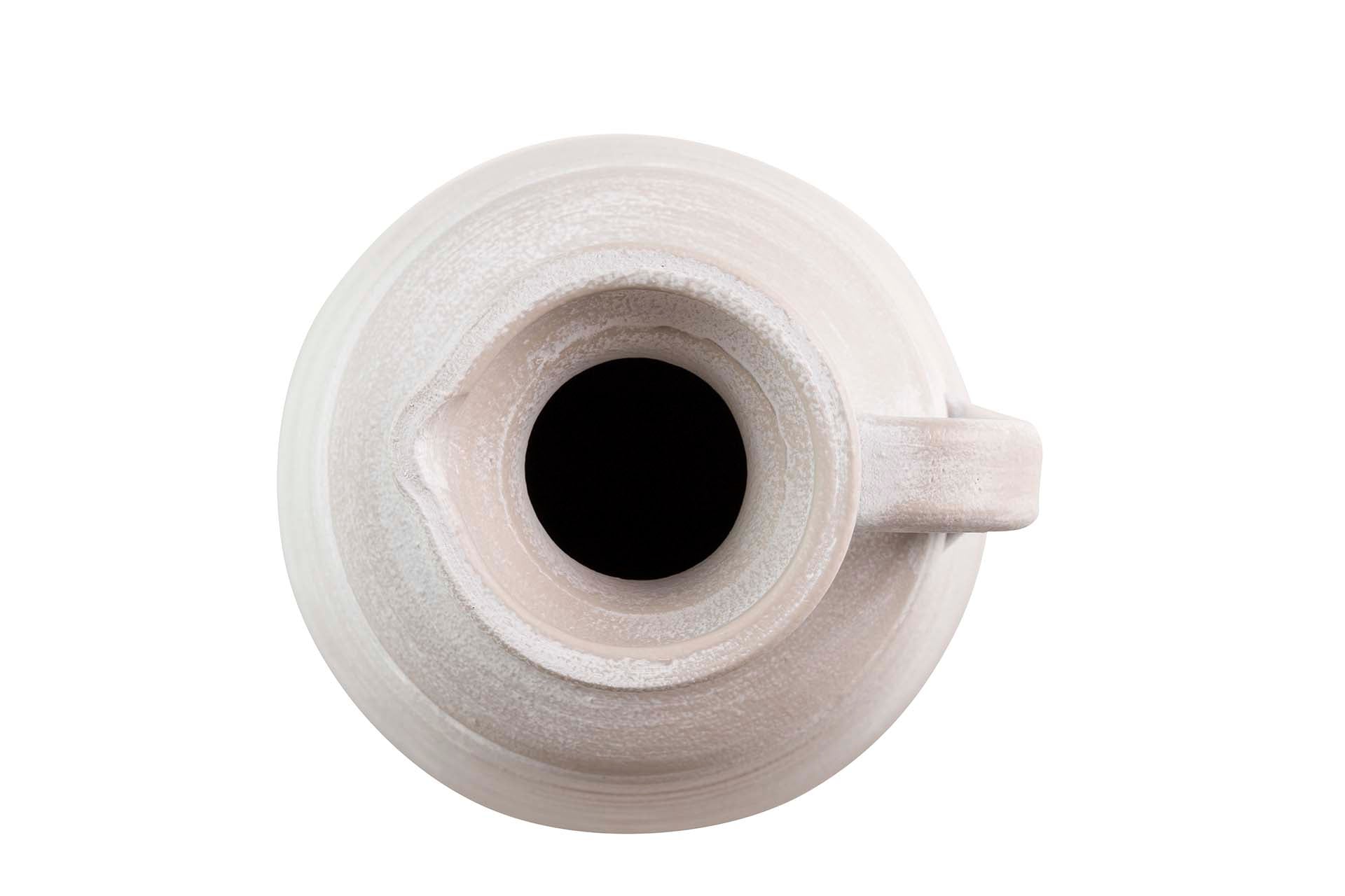 GREY CERAMIC VASE 18x18x50 CM