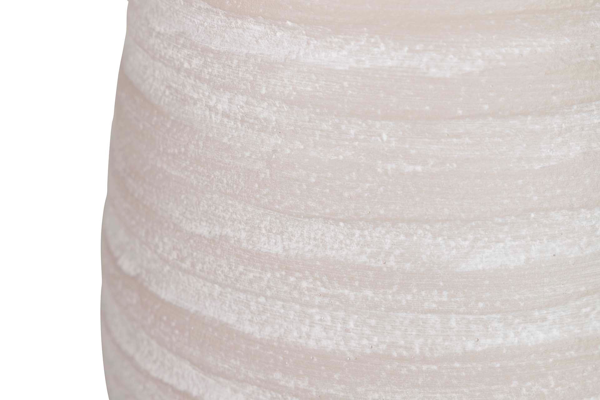 GREY CERAMIC VASE 18x18x40 CM