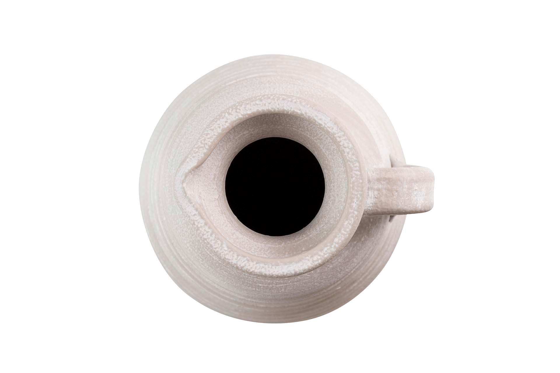 JARRON CERAMICA GRIS 18x18x40 CM