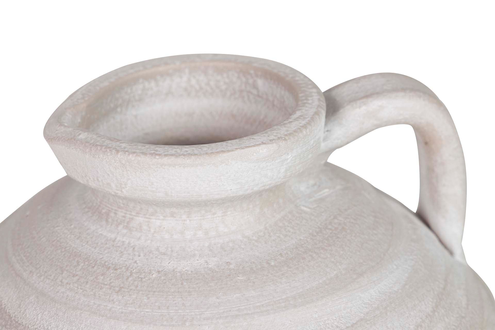 GREY CERAMIC VASE 24x24x17 CM