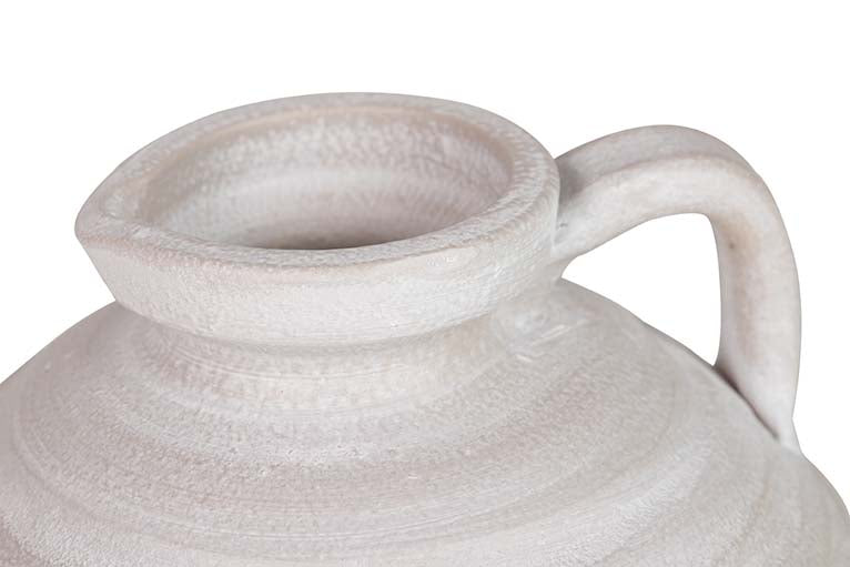 GREY CERAMIC VASE 24x24x17 CM