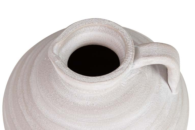 GREY CERAMIC VASE 24x24x17 CM
