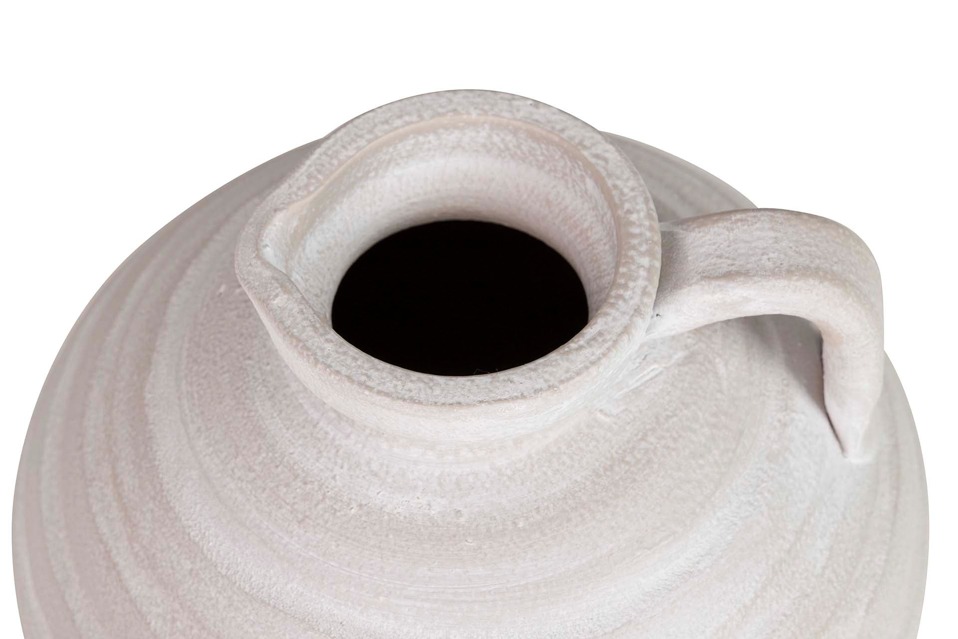 JARRON CERAMICA GRIS 24x24x17 CM