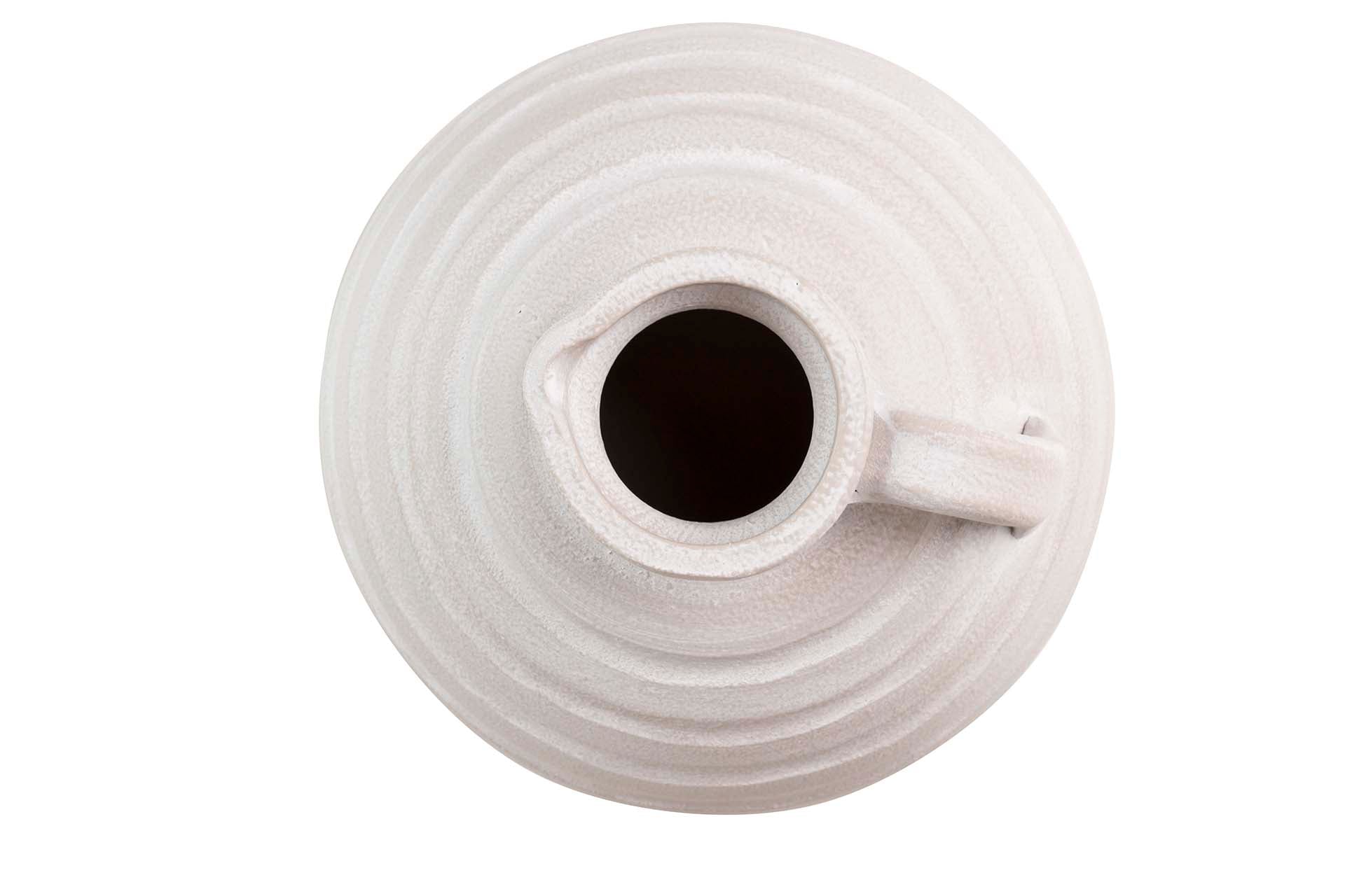 JARRON CERAMICA GRIS 24x24x17 CM