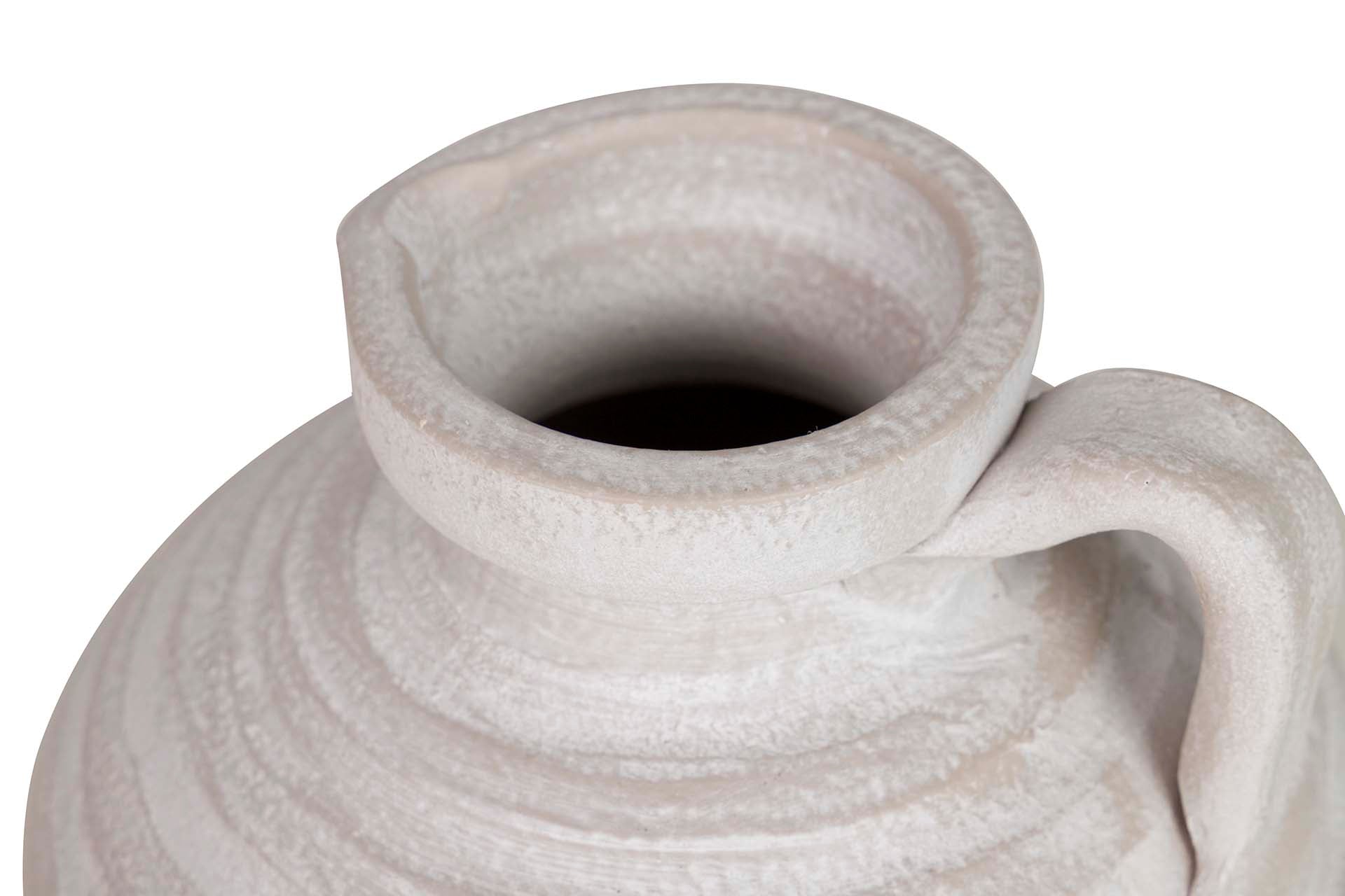 JARRON CERAMICA GRIS 19x19x15 CM