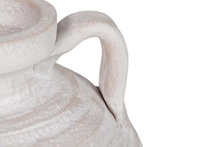 GRAY CERAMIC VASE 19x19x15 CM