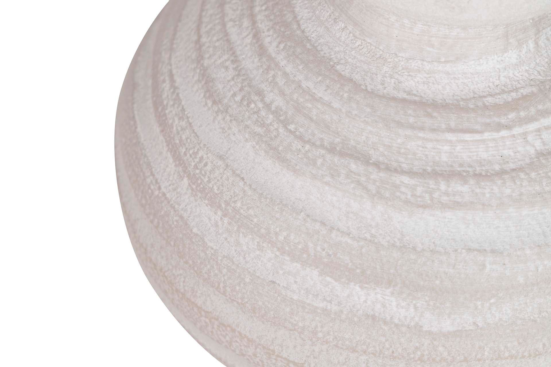 JARRON CERAMICA GRIS 19x19x15 CM