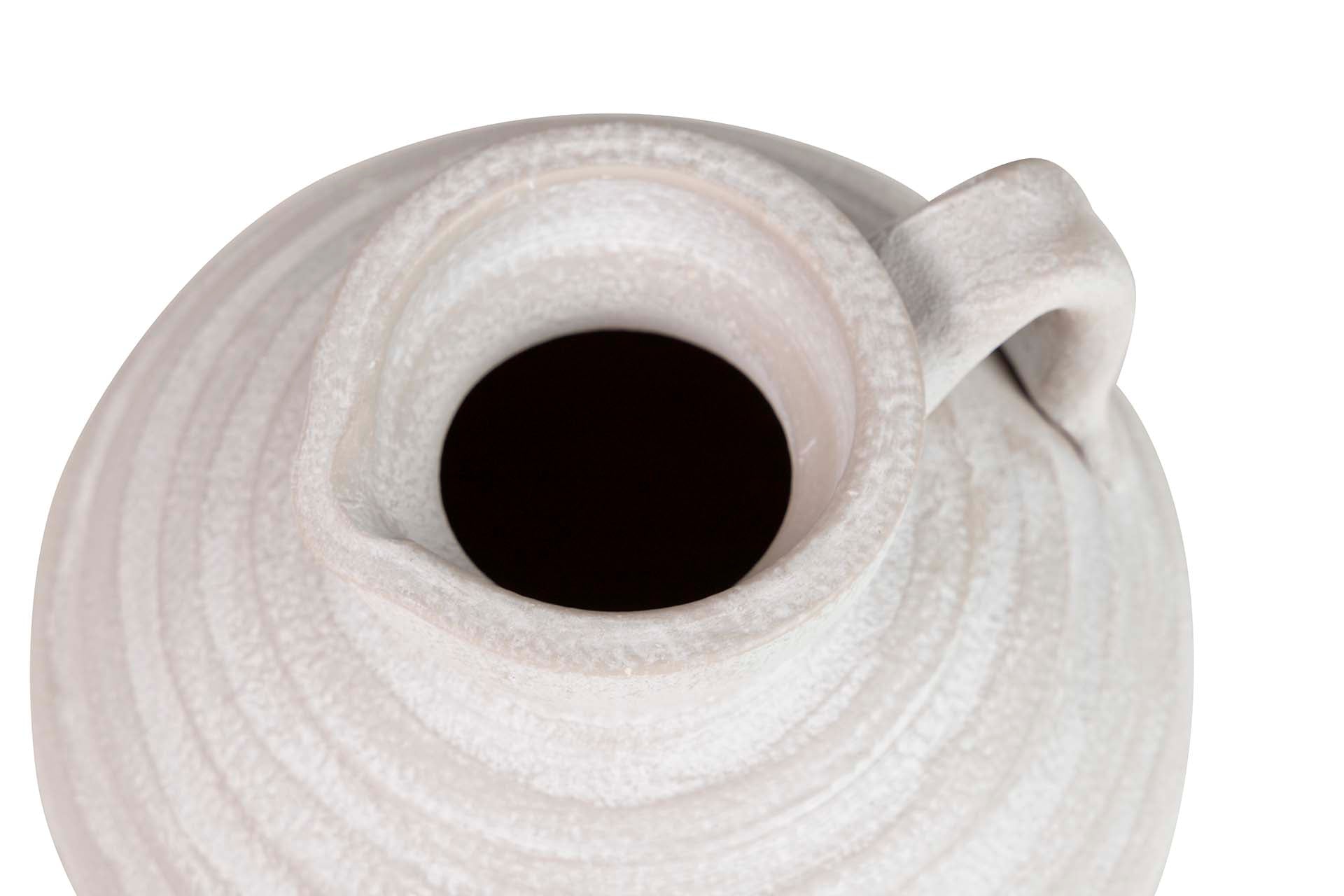 GRAY CERAMIC VASE 19x19x15 CM