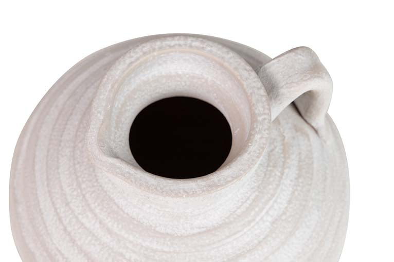 JARRON CERAMICA GRIS 19x19x15 CM