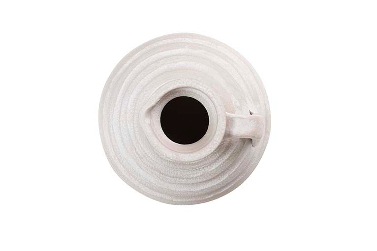 GRAY CERAMIC VASE 19x19x15 CM