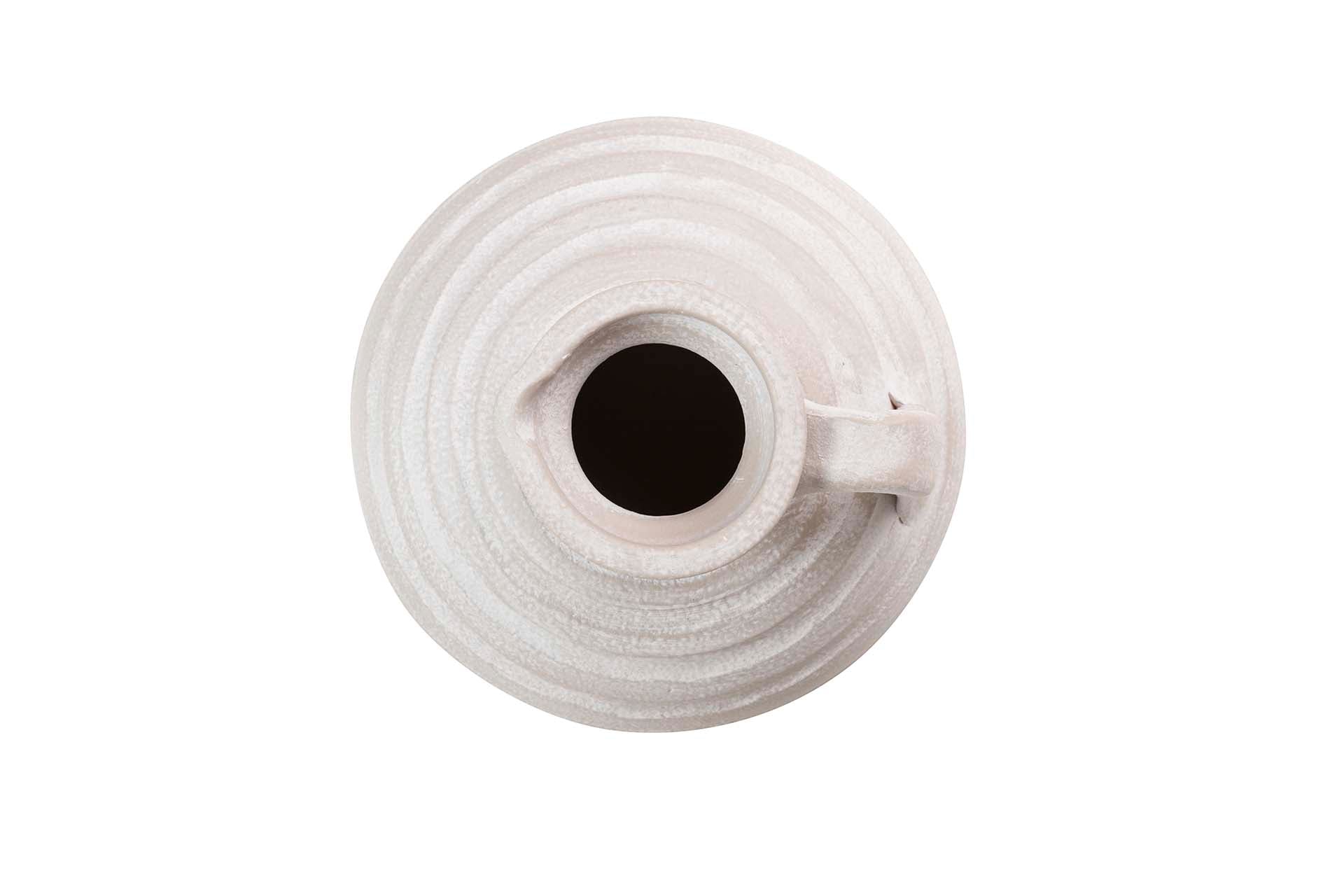 GRAY CERAMIC VASE 19x19x15 CM