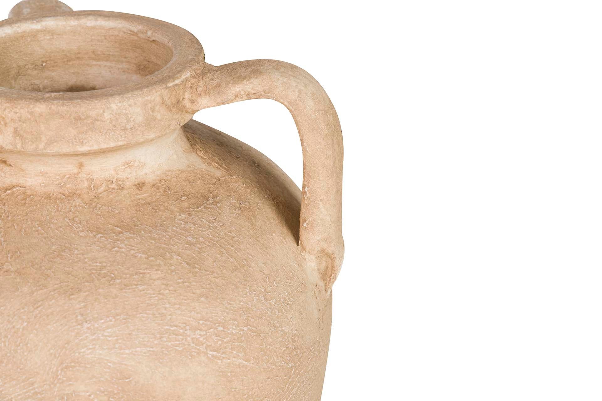 BROWN CERAMIC VASE 22x22x30 CM