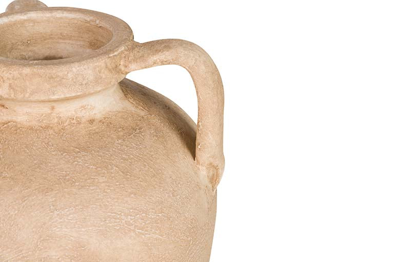 BROWN CERAMIC VASE 22x22x30 CM