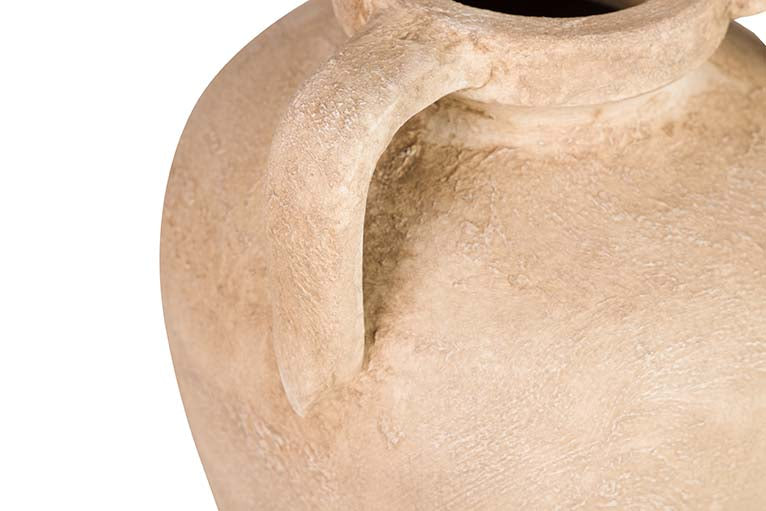 BROWN CERAMIC VASE 22x22x30 CM