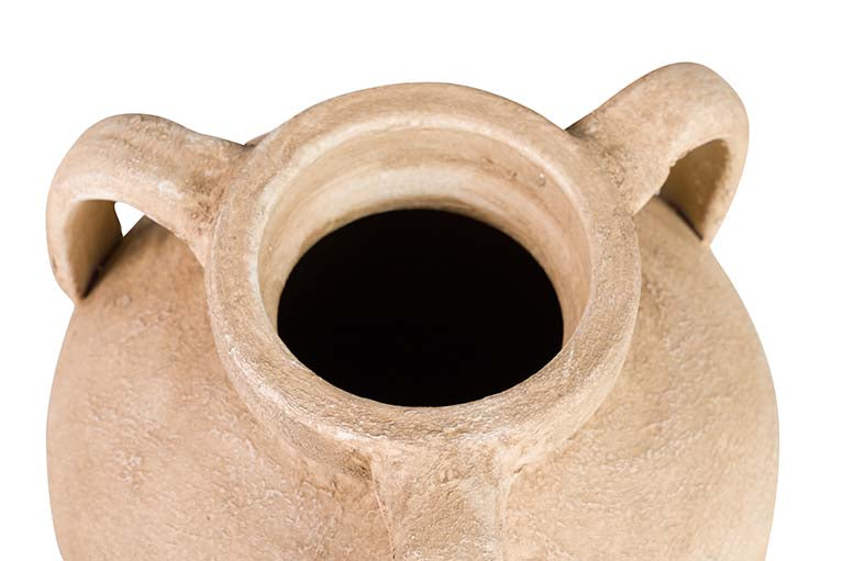 BROWN CERAMIC VASE 22x22x30 CM