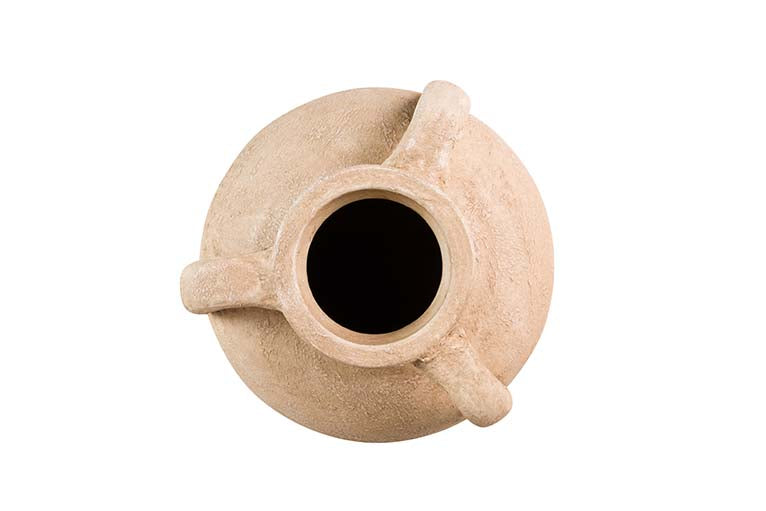 BROWN CERAMIC VASE 22x22x30 CM