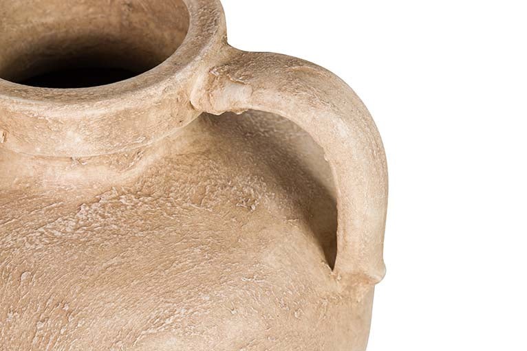 BROWN CERAMIC VASE 25x25x40 CM