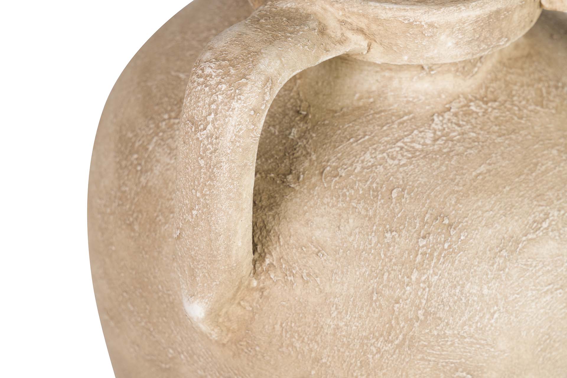 BROWN CERAMIC VASE 25x25x40 CM