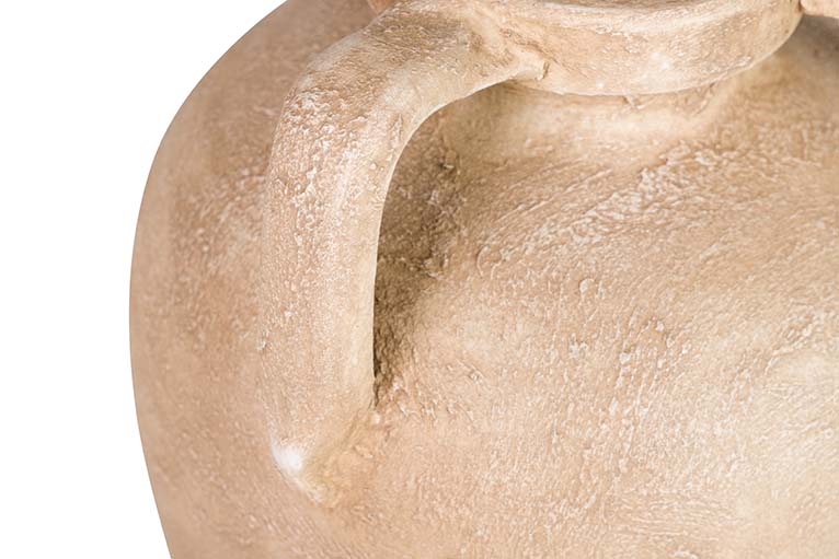 BROWN CERAMIC VASE 25x25x40 CM