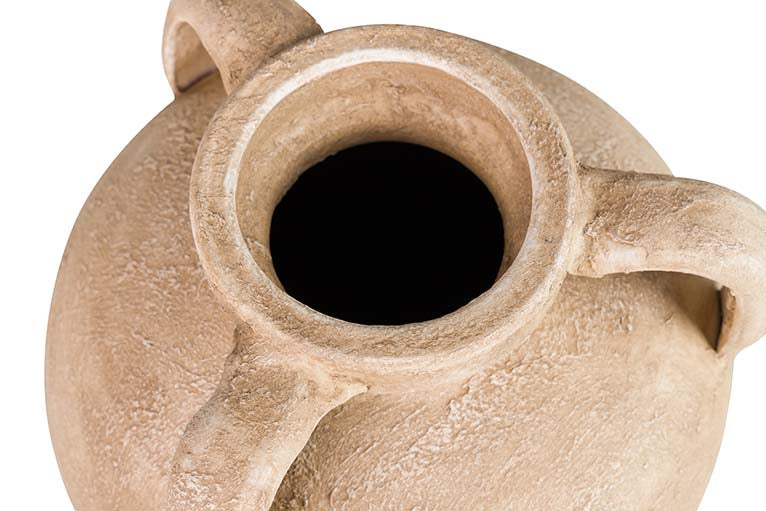 BROWN CERAMIC VASE 25x25x40 CM