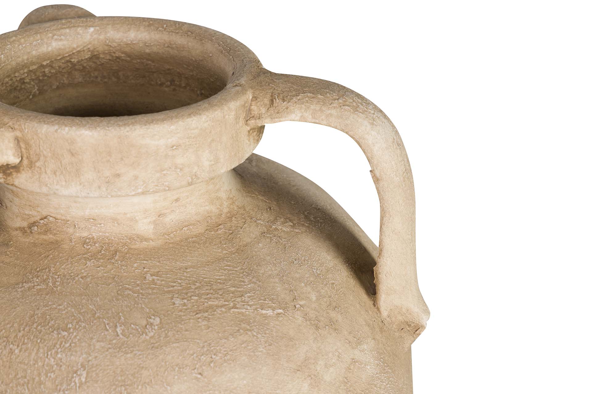 BROWN CERAMIC VASE 28x28x60 CM