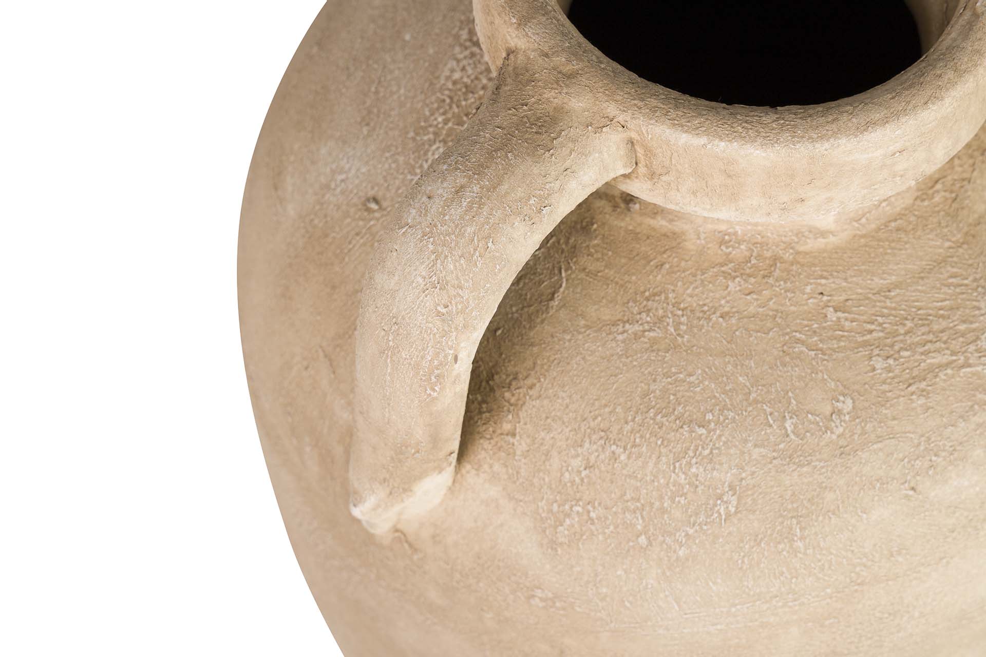 BROWN CERAMIC VASE 28x28x60 CM