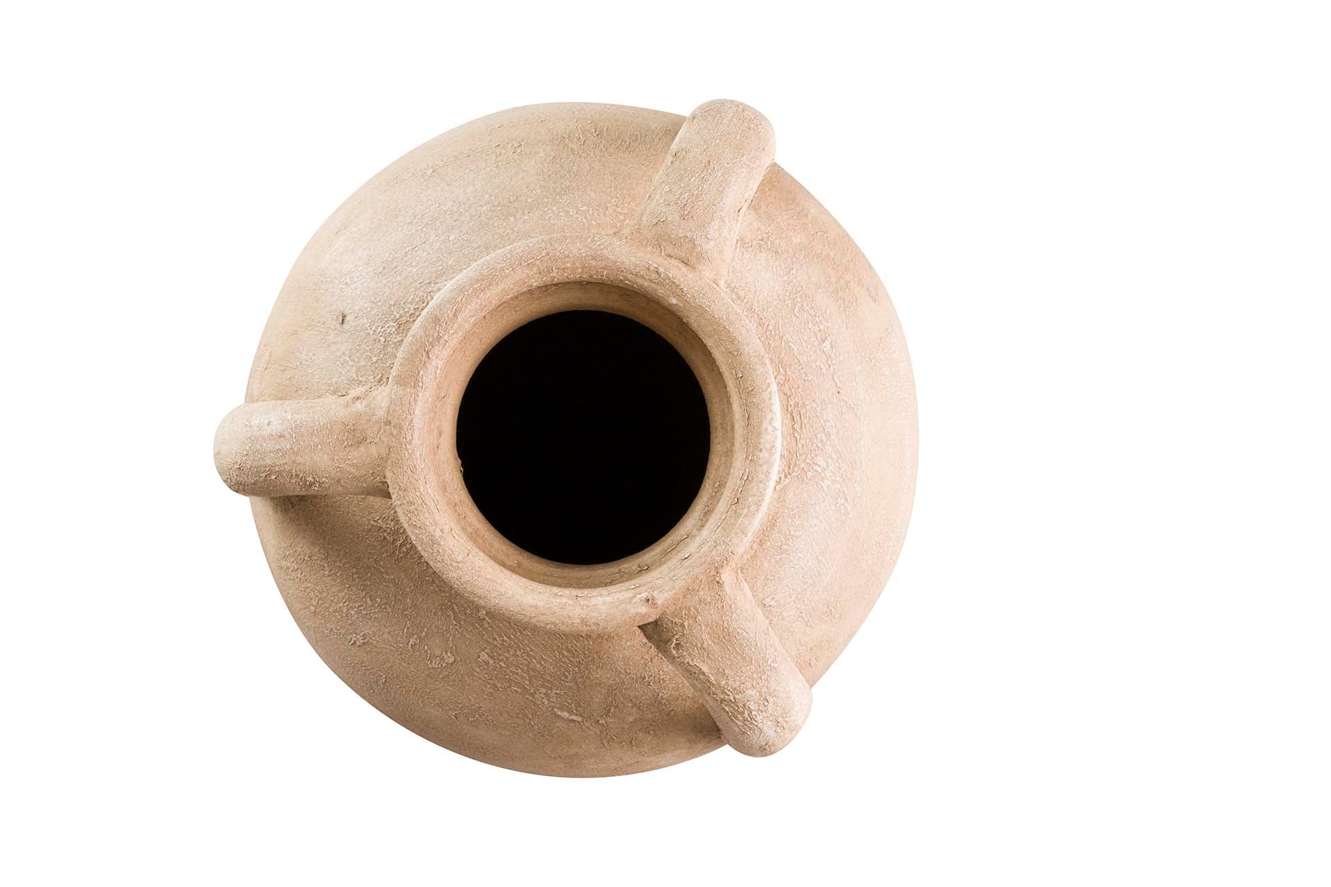 BROWN CERAMIC VASE 28x28x60 CM