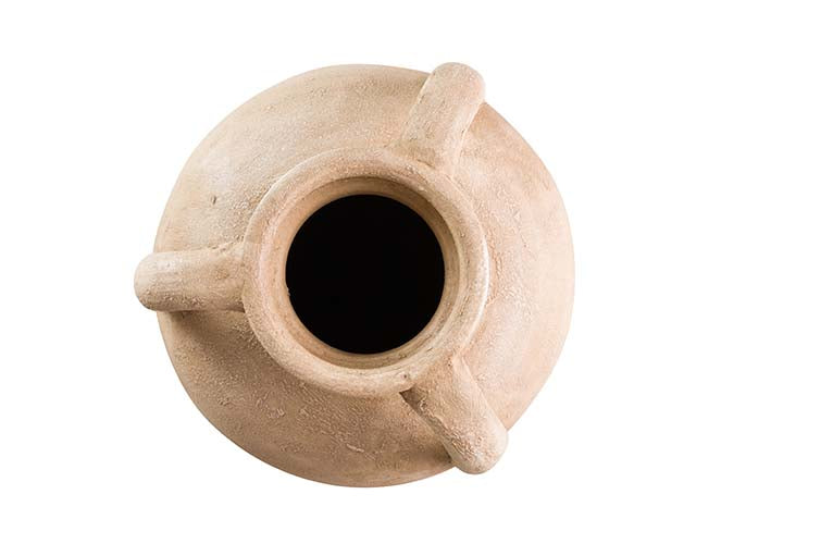 JARRON CERAMICA MARRON 28x28x60 CM