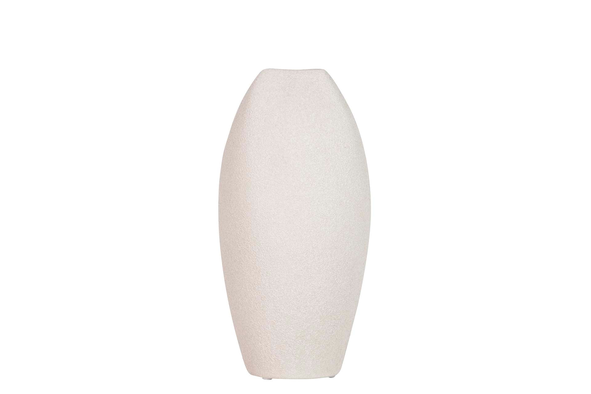 GREY CERAMIC VASE 16x16x30 CM