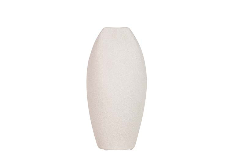 GREY CERAMIC VASE 16x16x30 CM