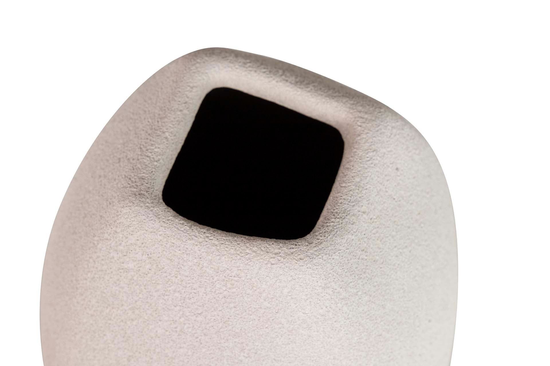 GREY CERAMIC VASE 18x18x40 CM