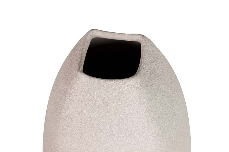 VASO DE CERÂMICA CINZA 20x20x60 CM
