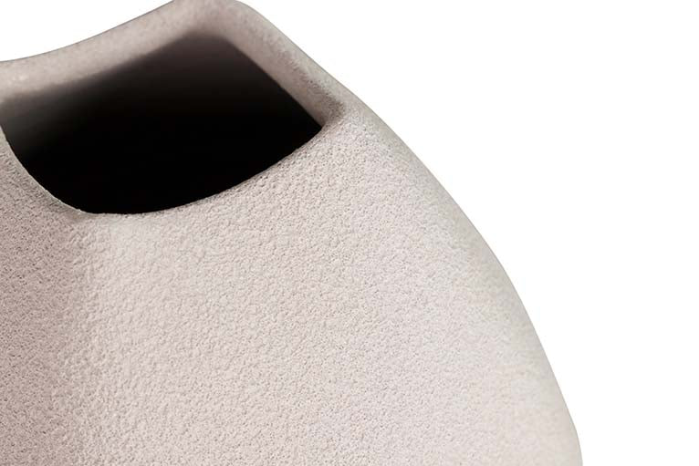 VASO DE CERÂMICA CINZA 20x20x60 CM