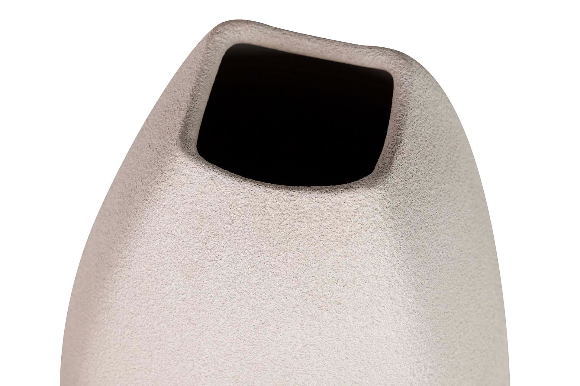 GREY CERAMIC VASE 24x24x80 CM