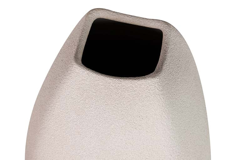 GREY CERAMIC VASE 24x24x80 CM