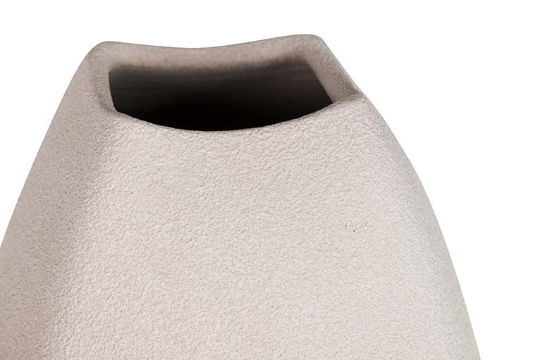 GREY CERAMIC VASE 24x24x80 CM