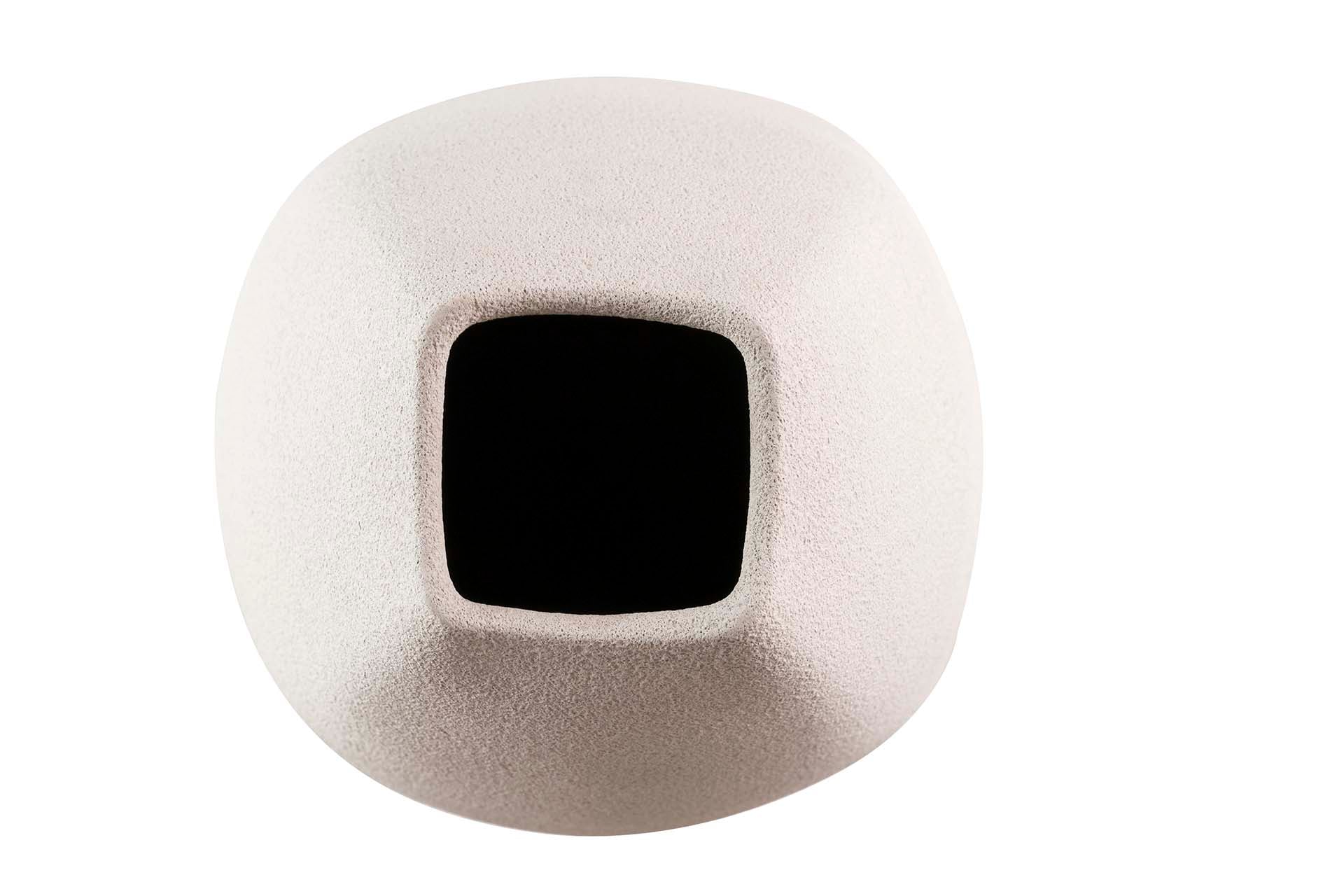 JARRON CERAMICA GRIS 24x24x80 CM