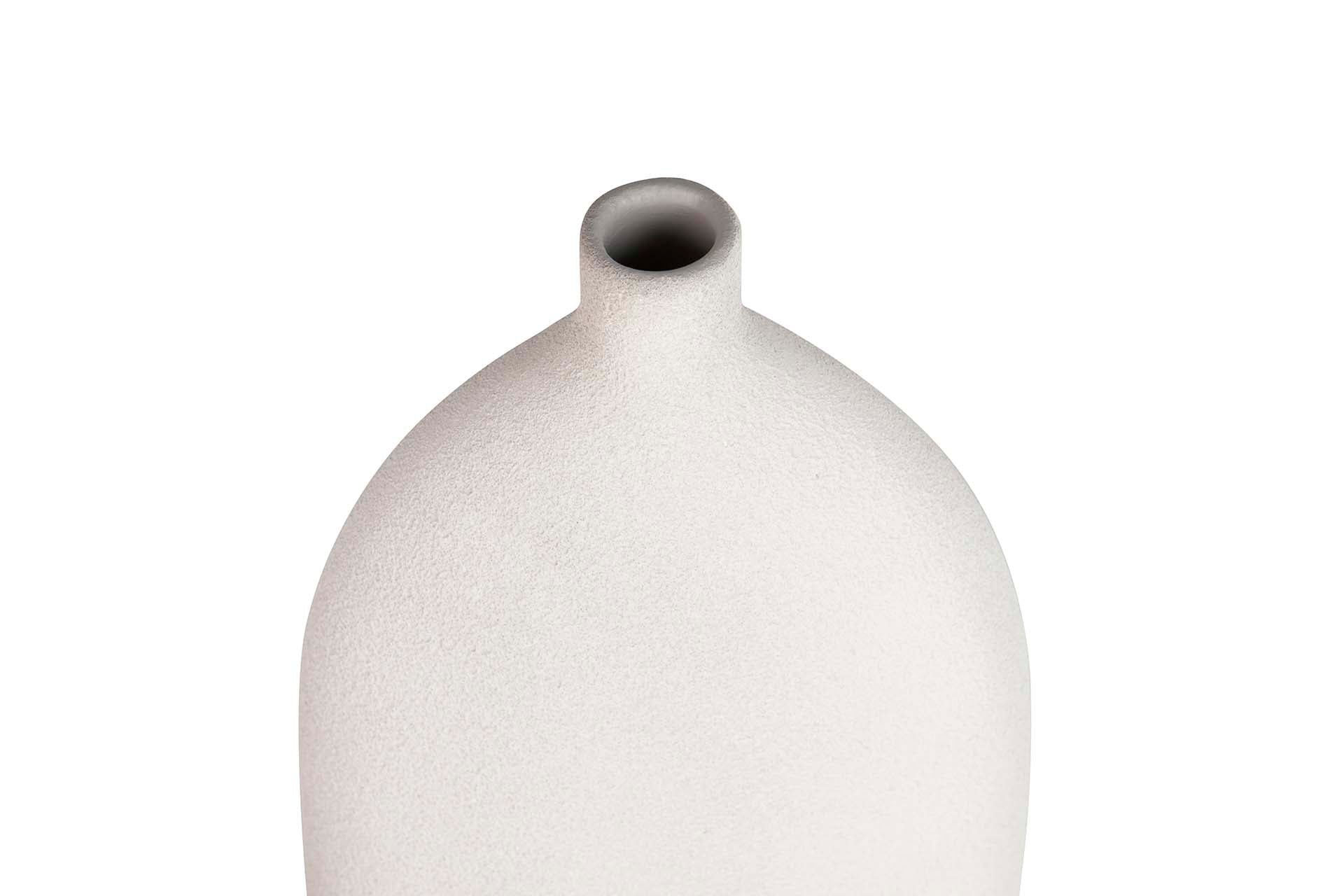 JARRON CERAMICA GRIS 24x10x55 CM